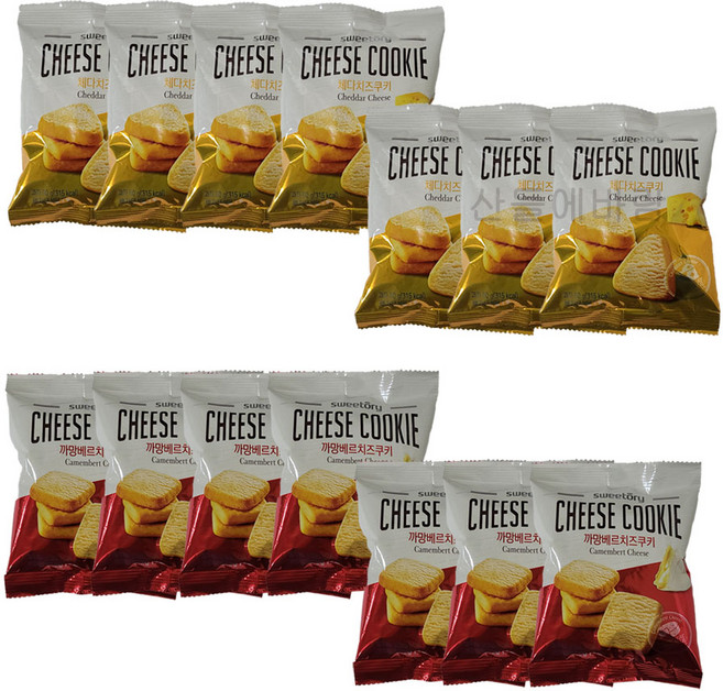 체다 까망베르 치즈쿠키 코스트코 쿠키, 60g, 14개