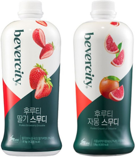 베버시티 세미 자몽 스무디, 1.8kg, 2개