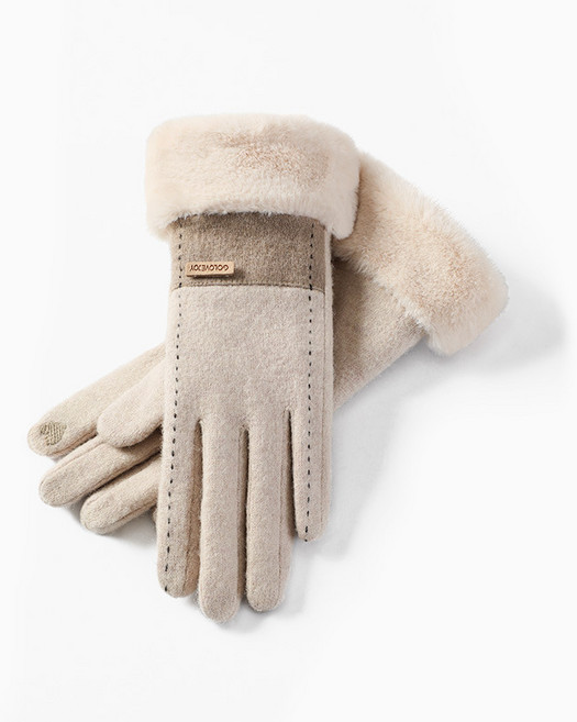 방한 터치 장갑 양손착용 세트