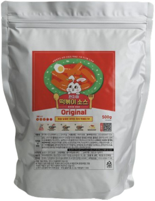 펀치미 떡볶이 소스 분말 가루 오리지널맛(기본맛) 500g, 1개