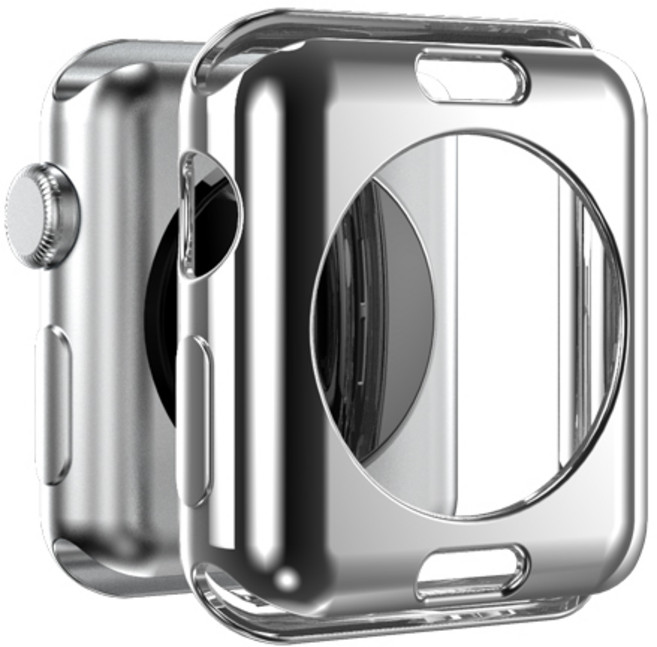 로랜텍 애플워치 호환 림피오 범퍼 실리콘 케이스, 실버