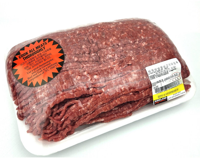 [식자재랜드]코스트코 냉장 소고기 다짐육 가성비 다짐육 소고기 다짐육, 2kg, 1개