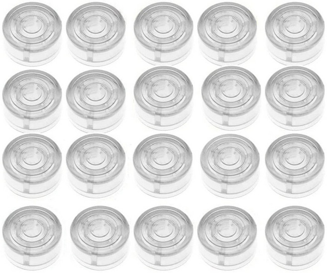 기타 이펙트 페달 보호 캡 풋 스위치 토퍼 네일 20 개/세트, 1개