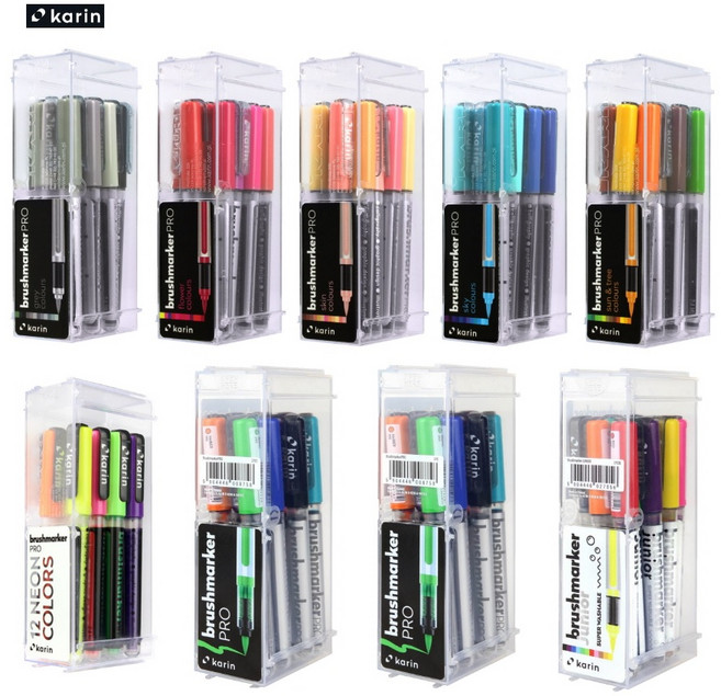 카린 브러쉬마카 프로 12색세트/9종, 썬앤트리 12색