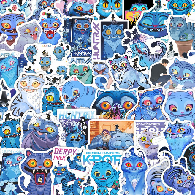 케이팝 데몬 헌터스 캐리어 노트북 다꾸 꾸미기 귀여워 더피 스티커 방수 리무버블977743-829878