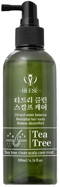 REESÉ 茶樹清爽頭皮護理噴霧，調理油水平衡、舒緩頭皮不適, 1個, 有效日期2028.04.28
