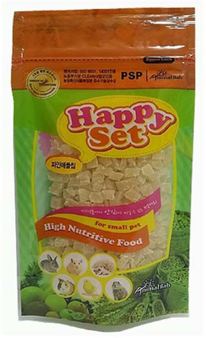 애니멀밥 소동물 해피세트 파인애플칩, 1개, 80g