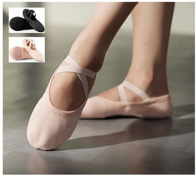 로비루 성인 천 발레슈즈 발레신발 무용 연습 발레화 댄스화, 230, 230_블랙, 본상품선택