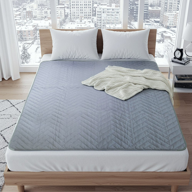 26년형 국내생산 전자파 없는 온가족 카본 탄소매트 전기매트, 탄소 더블(1350*1800)