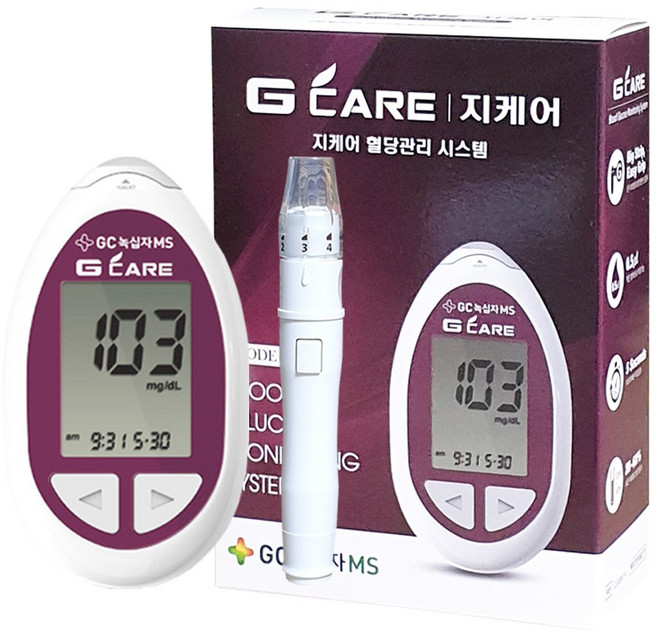 GC녹십자MS 지케어 혈당측정기, 1개