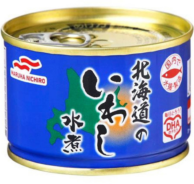 Maruha Nichiro 北海道水煮沙丁魚罐頭, 150g, 1個