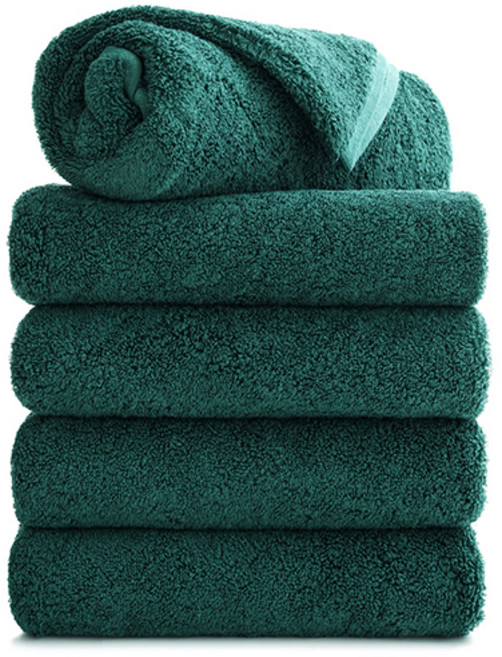 타월톡톡 호텔수건 코마사 40수 200g, 진그린, 15개