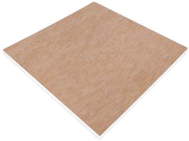 에코폴리단열보드 KS 방염 흡음 단열보드 소음 차단 접착식 25T, 4개, 브라운