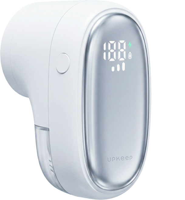 [26년신제품] 업킵 프리미엄 세탁소용 보풀제거기 휴대용 3단조절, 화이트, UPF0005