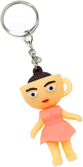 로앤제이 이탈리안 브레인롯 피규어 키링, 1개, 5. 발레리나 카푸치나