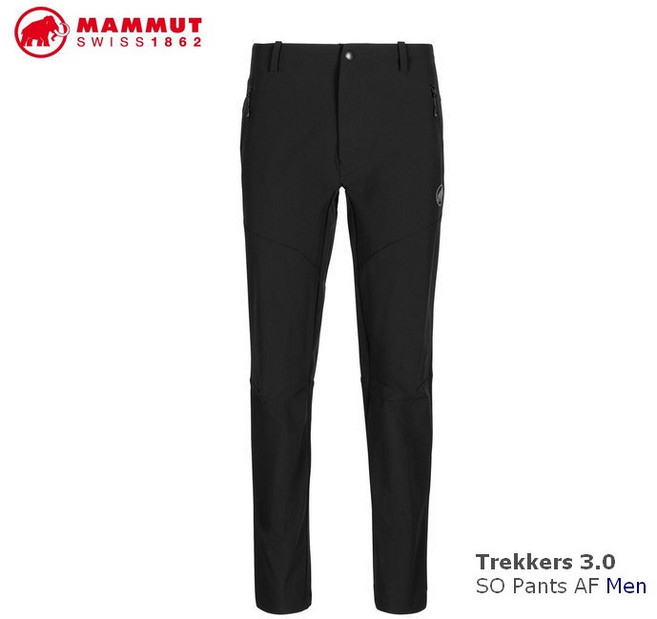 MAMMUT 長毛象 TREKKERS 3.0 AF 男 彈性防風長褲/102100800/黑
