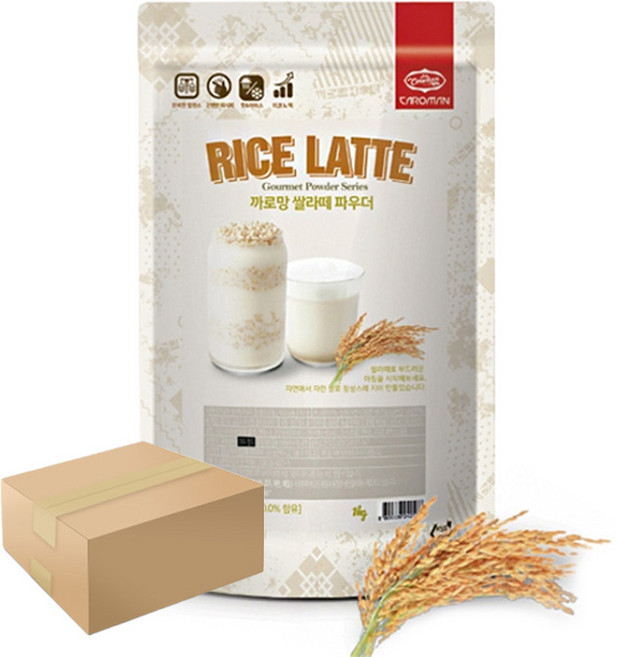 까로망 쌀라떼 파우더, 1kg, 1개입, 10개, 1kg
