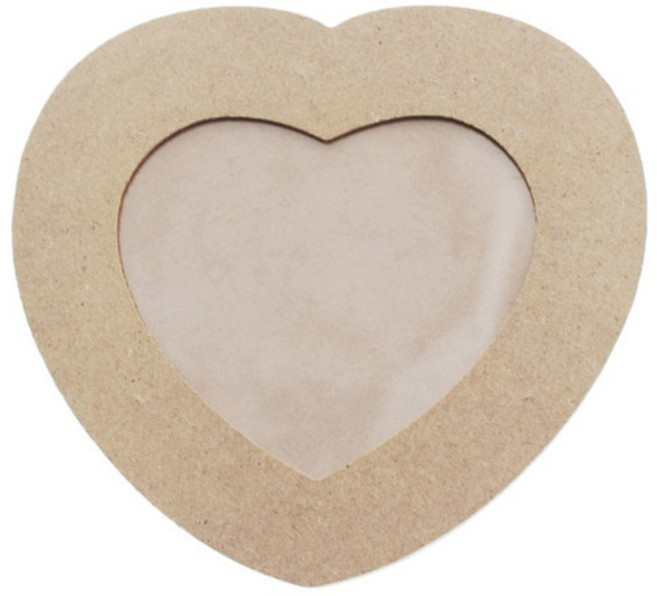 T DIY 공예재료 MDF 하트 액자