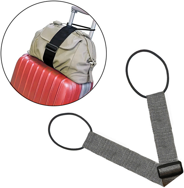생활친구 캐리어 보조가방 고정 벨트 2개 세트