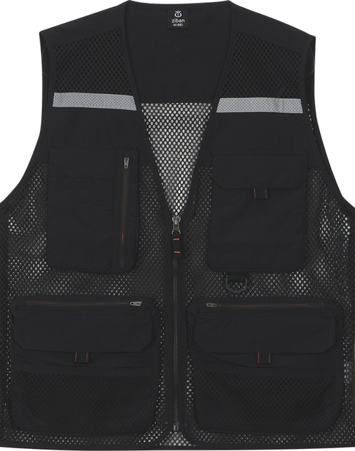 지벤 하계 작업복조끼 [ ZB-V2223 ] 경량 풀메쉬소재 여름 근무복 단체조끼, 1개