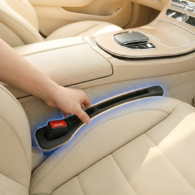 올드퓨처 차량 사이드포켓 틈새수납 정리함, 1개, 블랙