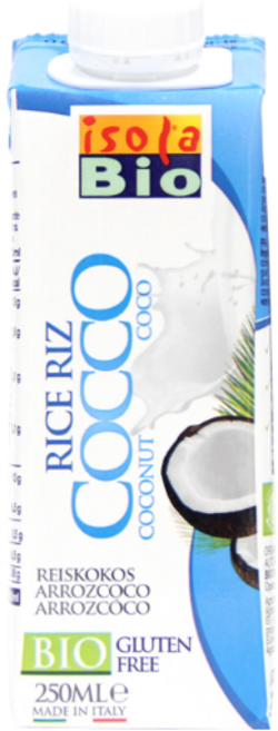 이솔라비오 유기농 쌀 코코넛 음료, 250ml, 1개