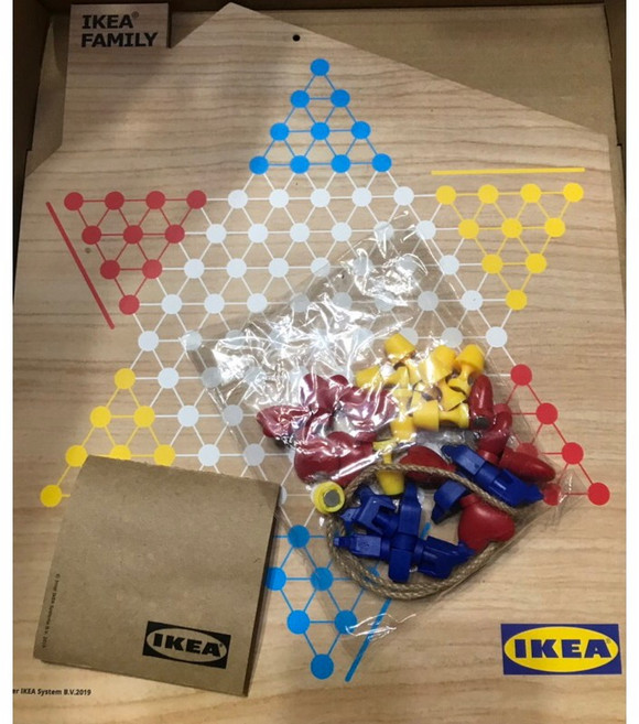 IKEA CHECKER PINBOARD 磁鐵跳棋組, 多色, 1個