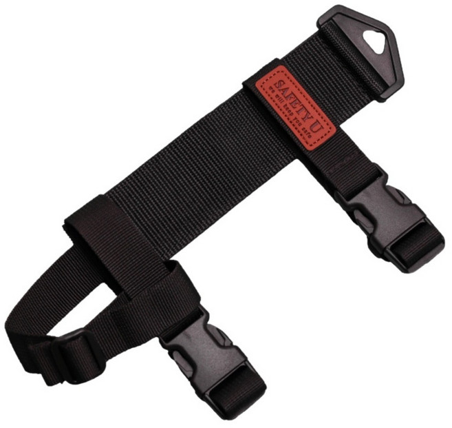 소화기 트렁크 스트랩 만능 고정 밴드 차량용 휴대용 야외용 실내용 0.7kg 1kg, 1개, 블랙, 63g