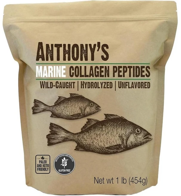 Anthony's Marine Collagen Peptides 앤서니스 마린 콜라겐 펩타이드 454g, 1개 - 쿠팡