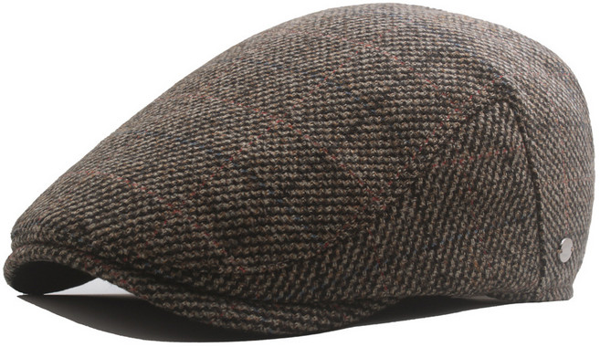 VITALO 시니어 고급 유럽풍 헌팅캡 중년남성모자 어르신모자 할아버지모자 도리구찌