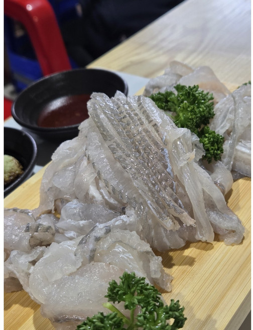 (먹깨비)내산 제철 봄도다리 강도다리회 순살 세꼬시 250g내외, 1개, 강도다리세꼬시250g