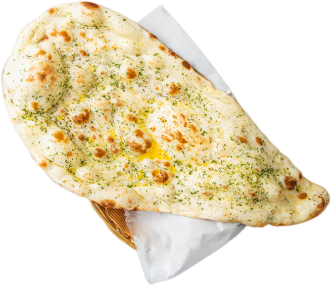 [무배/오샬 커리 146] 쉐프가 만드는 탄두리 화덕의 인도 난 기획전, 120g, 7개, 갈릭버터난 (120g)