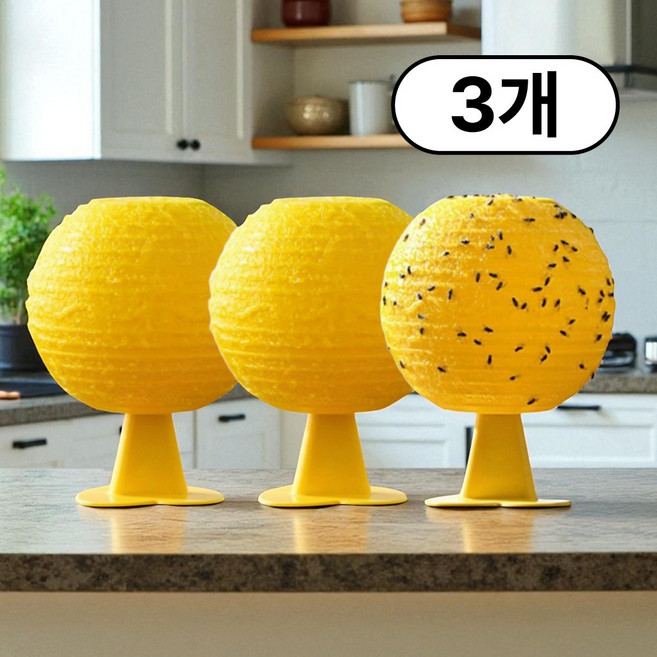 바라츠 초강력 초파리 트랩 끈끈이, 3개