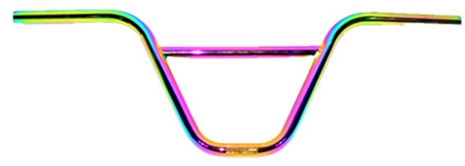 BMX 자전거 핸들 초보용 스트리트 회전 연습 핸들360도 360도 묘기 도금 퍼플, 다채로운 전기도금 폭 736mm, 1개