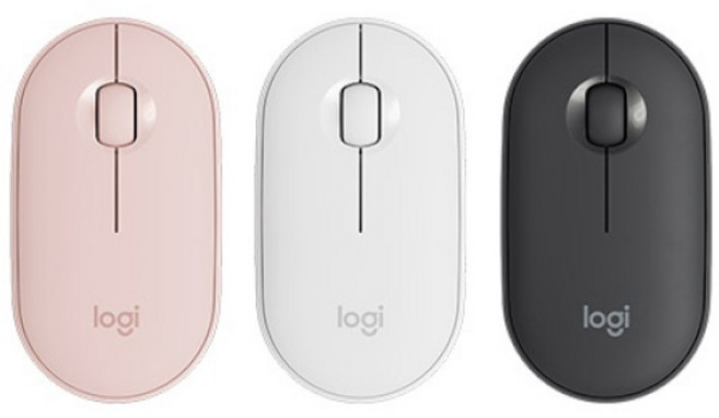 로지텍 정품 무소음 블루투스 마우스 스터디카페 독서실 도서관 태블릿 패드 탭 연결, 화이트, 로지텍BTM350