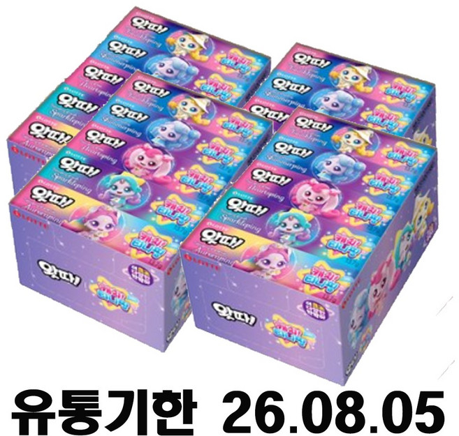 롯데웰푸드 풍선껌 왓따 캐치 티니핑, 100개, 13.7g