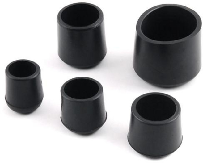 철물 고무발(의자발 고무보호캡 25mm 35mm 모양선택 4개, 25원형