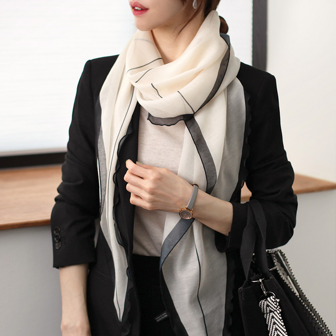 센티멘토 명품 여성 봄 스카프