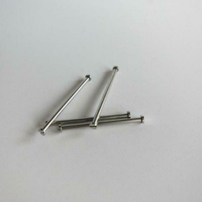 두꺼운 스틸 컬러 시계 밴드 T바 스터드 나사 포함 텅스텐 스틸 세라믹 팔찌 2.0mm 캡 W1614 4PCs/로트 1., 03 24mm