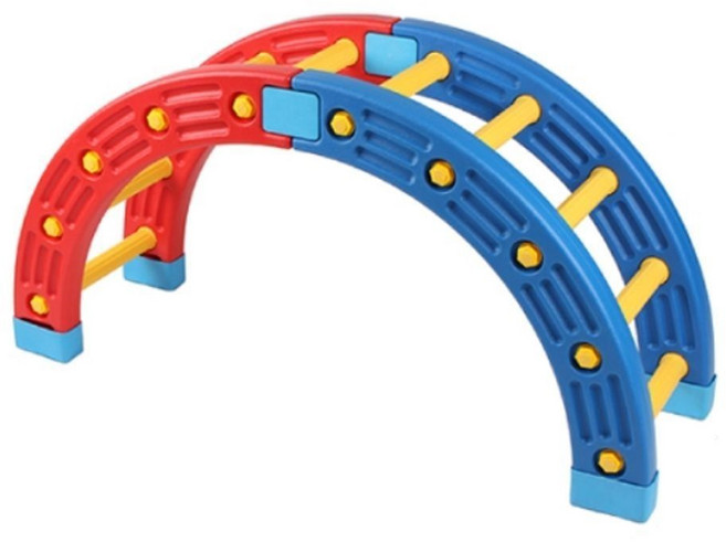 키더스 밸런스 브릿지 유아 체육 균형대 구름다리 2p enj+9387Wu