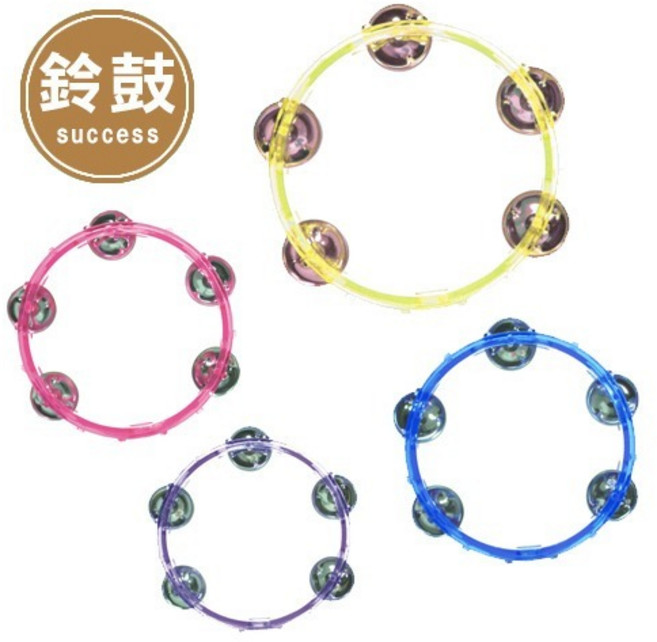 成功 鈴鼓(15cm) 2051, 粉色, 1個
