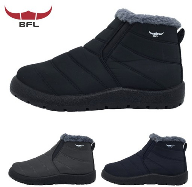 BFL 방한화 겨울 털 패딩 짧은 발목 숏 부츠 2801