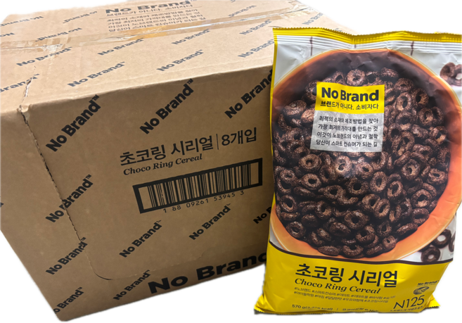 노브랜드 초코링시리얼 570g, 8개
