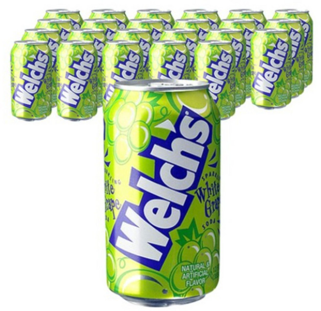 웰치스 청포도, 355ml, 72개