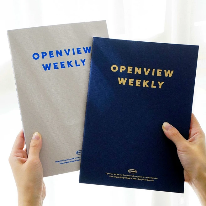 오픈뷰 위클리 플래너 타임테이블 주간 다이어리 B5, 2.위클리B5_빈티지네이비(J111) - 쿠팡