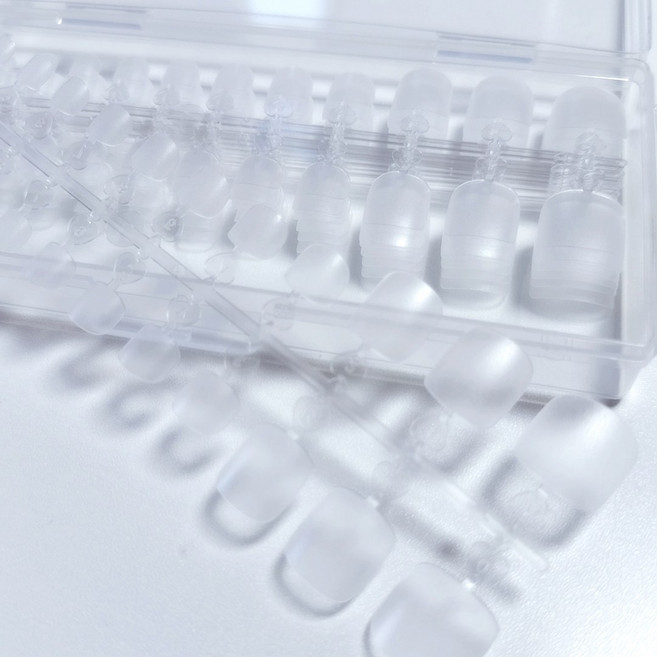 패디팁 인조팁 인조발톱 말랑팁 초박형 반투명 240p, 1개, 패디팁240p