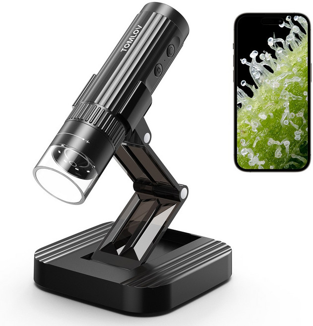 휴대폰 PC용 동전 트리홈 TOMLOV 디지털 카메라 돋보기 50X USB 와이파이 1000X 현미경 미니 및 휴대용 무선