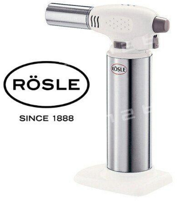 레슬레토치 12844 충전식 휴대용 독일 주방 캠핑 요리 용품 장비 rosle 가스 주입, 1개