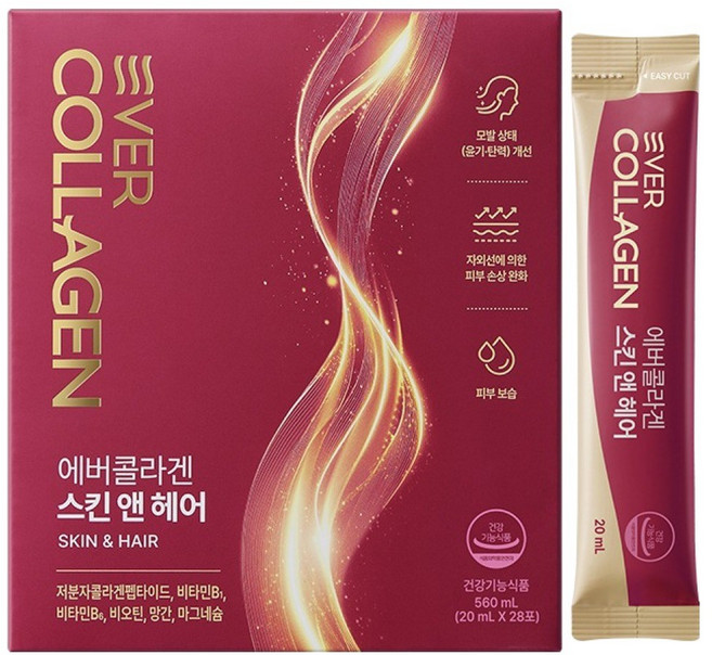 에버콜라겐 스킨 앤 헤어, 1개, 28회분