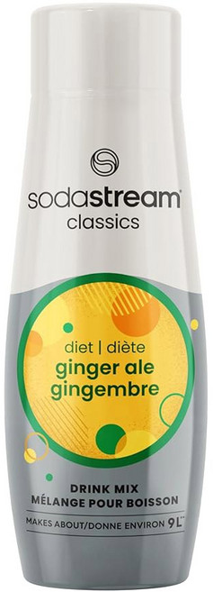 소다스트림 크림 소다 시럽 14.8 플루이드 온스, 16 Fl Oz Pack of 1, Diet Ginger Ale, 1개